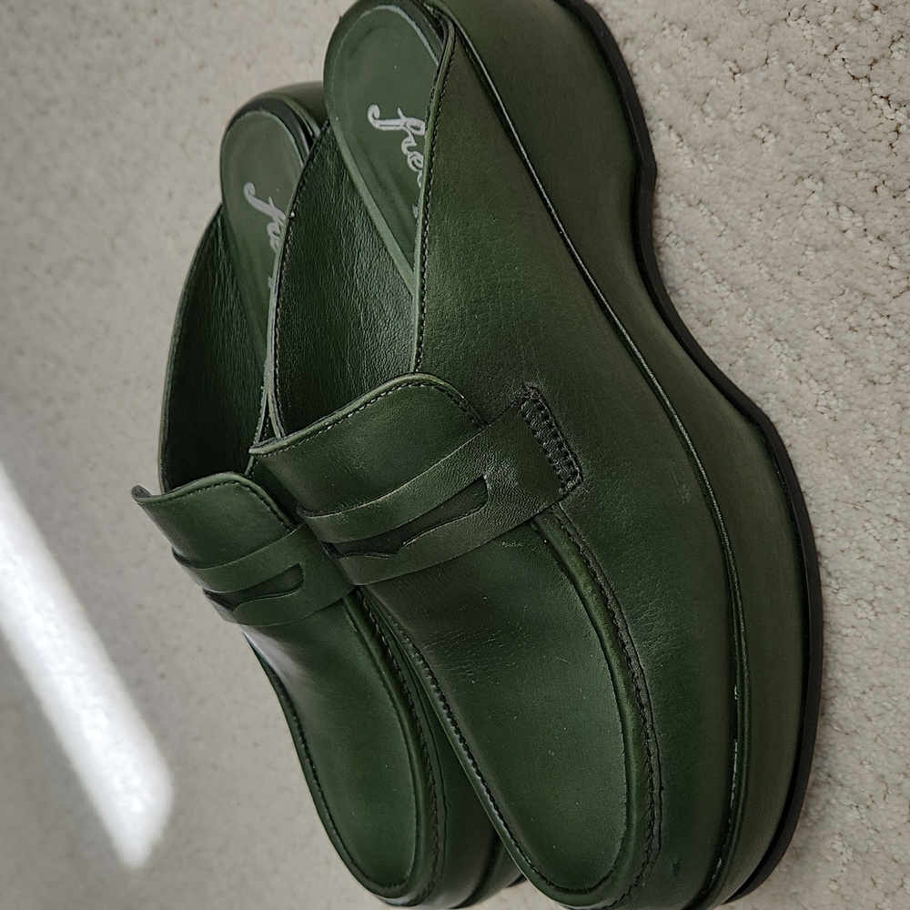 Free People Winston Platform Loafer Mules Size 8 - Picture 3 of 12